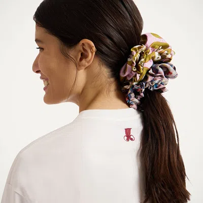 La Doublej Scrunchie Set In Multi