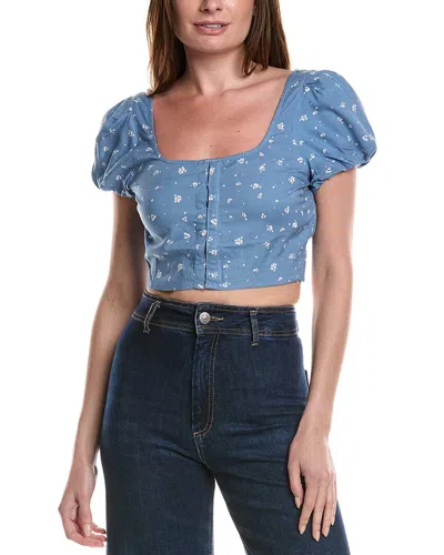 Rvca Avon Top In Blue