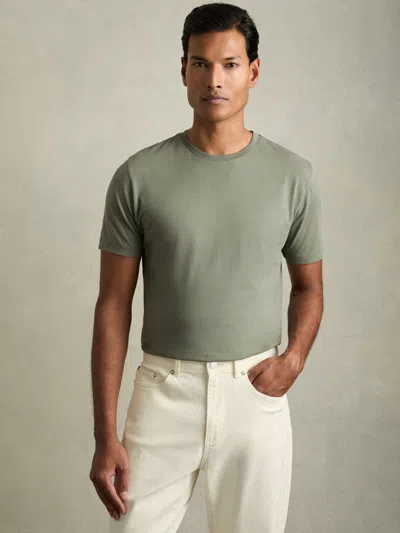 Reiss Sage Cotton Crew Neck T-shirt