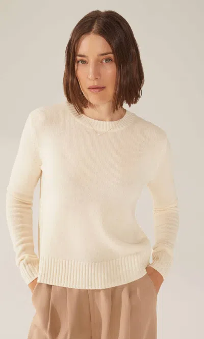 Italic Mila Cashmere Boxy Crop Sweater In Burgundy