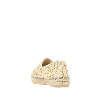 Manebi Flat Raffia Espadrilles Raffia Net
