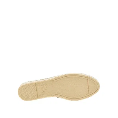 Manebi Flat Net Espadrilles Cream Net