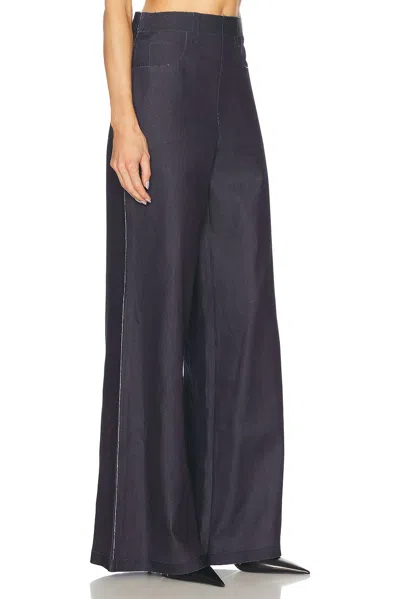 Marni Stretch Cotton Wide Leg Jeans
