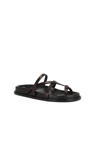 Saint Laurent Nichols Leather Sandal