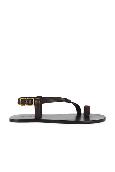 Saint Laurent Party Flat Sandal