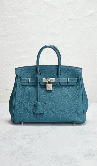 Fwrd Renew Hermes Clemence Birkin 25 Handbag