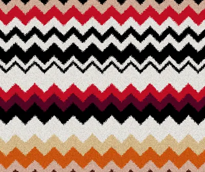 Missoni Bath Linens Red Multicolor Uni