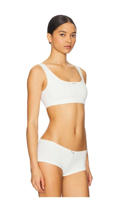 Rat Boi Support Bra In White