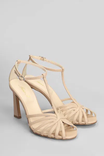 Anna F 100mm T-bar Strap Sandals In Neutral