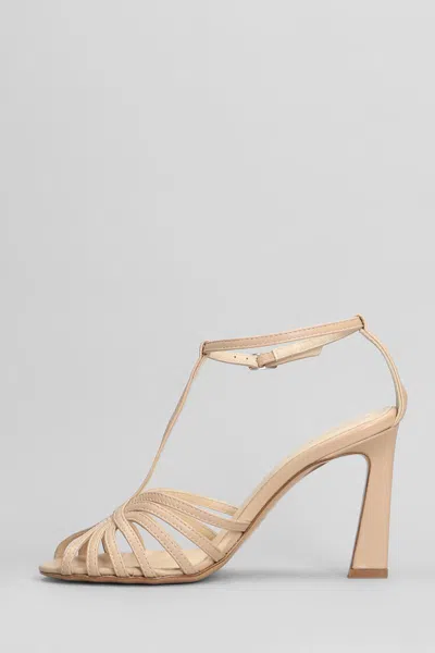 Anna F 100mm T-bar Strap Sandals In Neutral