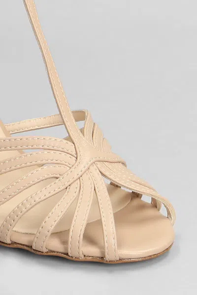 Anna F 100mm T-bar Strap Sandals In Neutral