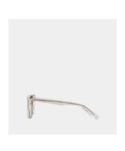 Saint Laurent Golden Goose Ball Star Sneakers In Leather With Laminated Star And Suede Heel Tab In Gray