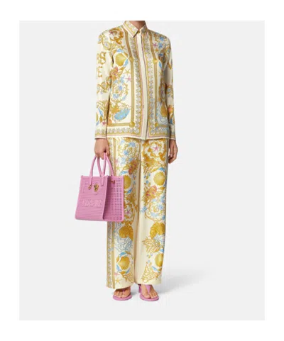 Versace 'underwater Barocco' Silk Shirt Made