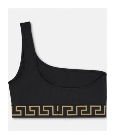 Versace Greca Border Bikini Top
