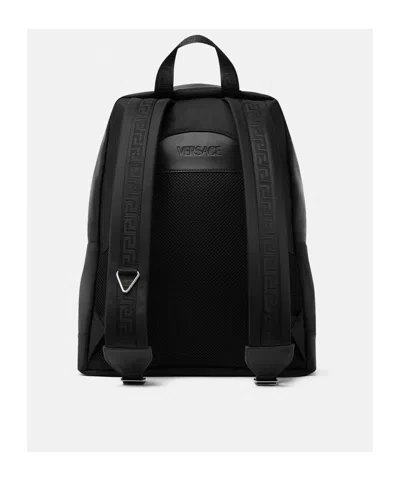 Versace La Medusa Backpack In Black