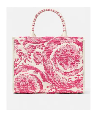 Versace Petit Fourre-tout En Raphia Barocco Athena