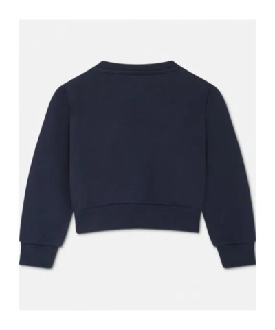 Versace Sequined Sweatshirt In Blue