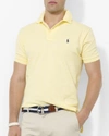 Polo Ralph Lauren Cotton Mesh Classic Fit Polo Shirt In Wicket Yellow