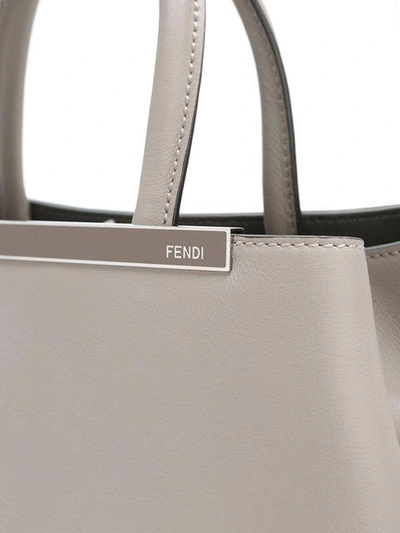Shop Fendi Small '2jours' Tote In Brown