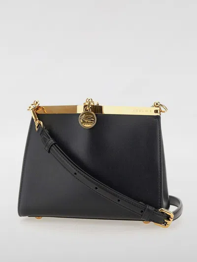 Etro Vela Mini Black Calfskin Shoulder Bag