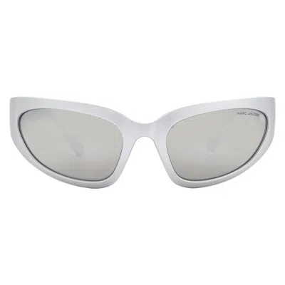 Marc Jacobs Silver Flash Mirror Wrap Ladies Sunglasses Marc 738/s 079d/t4 61