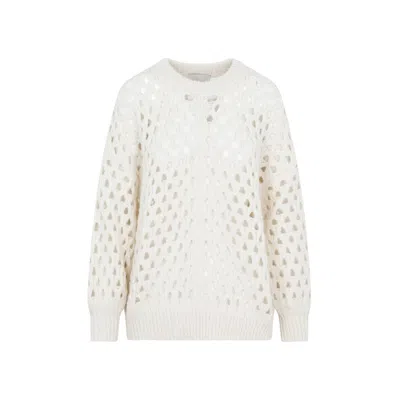 Isabel Marant Wool Jumper With Balloon Sleeves And Crew Neck