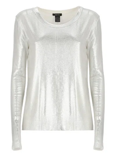 AVANT TOI SWEATER WITH LUREX DETAILS 