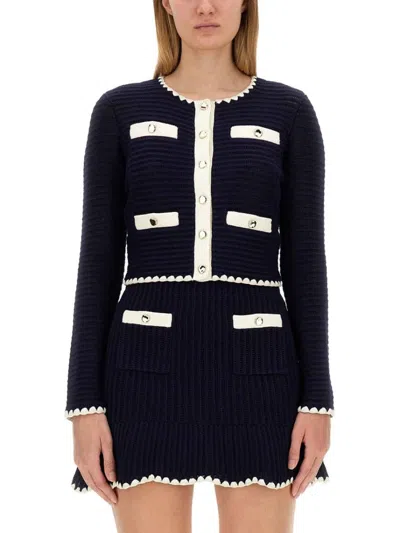 Self-portrait Crochet Cardigan