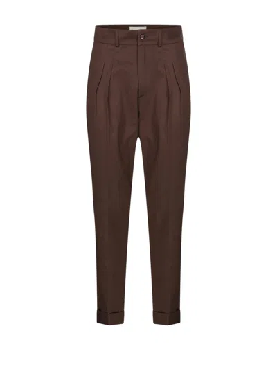 Marco Coppola Double-pleated Tailored Pants With Refined Cuffs