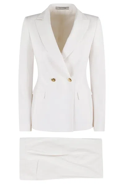 Tagliatore Double-breasted Blazer And Straight-leg Trousers Set