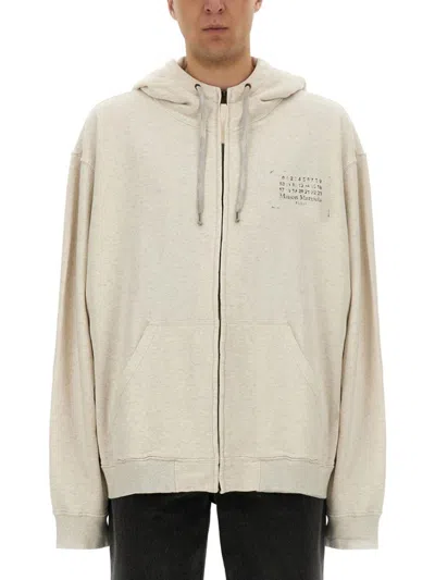 Maison Margiela Numerical Logo Hooded Sweatshirt