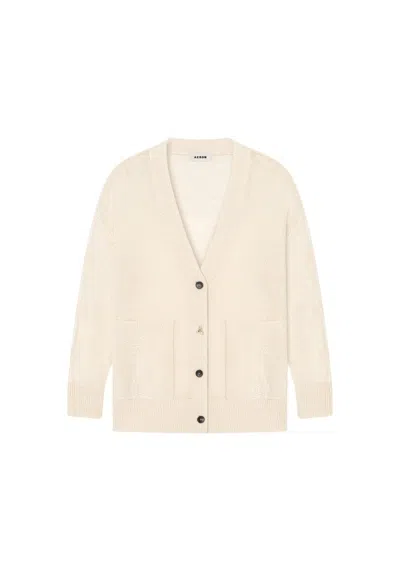AERON EVANS - ELONGATED CABLE KNIT CARDIGAN 