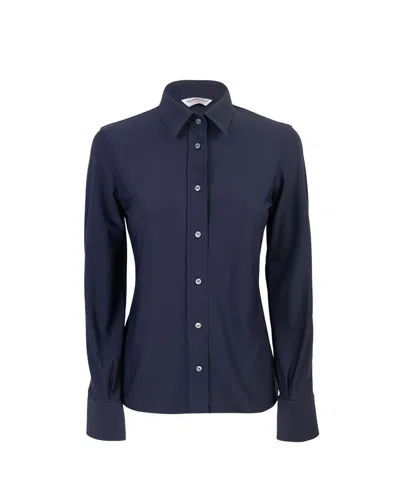 Ghirardelli Camicia Classica Elasticizzata Blu