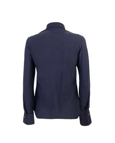 Ghirardelli Camicia Classica Elasticizzata Blu