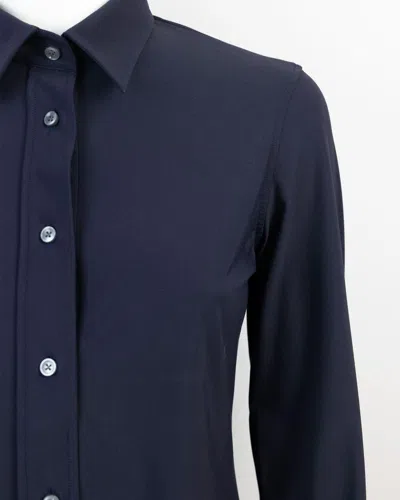 Ghirardelli Camicia Classica Elasticizzata Blu