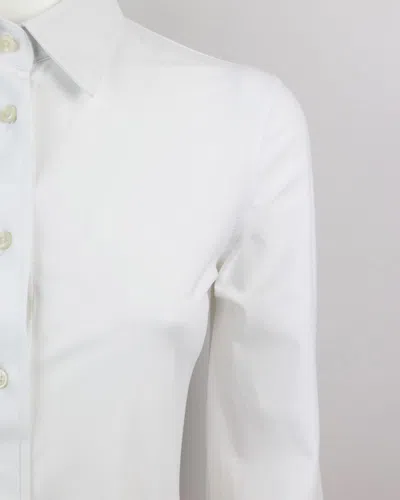 Ghirardelli Camicia Classica Elasticizzata Bianca