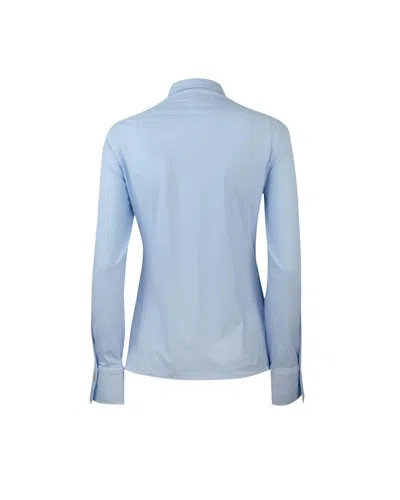 Ghirardelli Camicia Classica Elasticizzata Azzurra