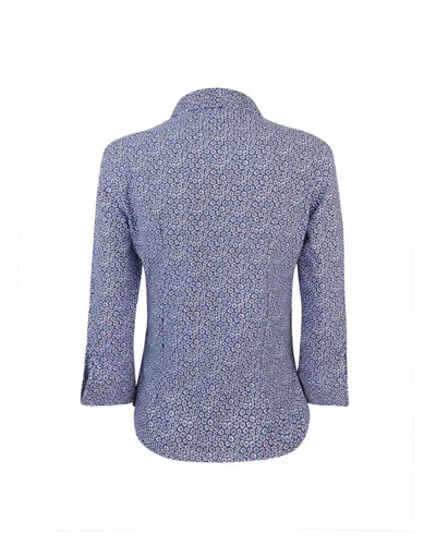 Ghirardelli Camicia Classica Elasticizzata Con Stampa Floreale
