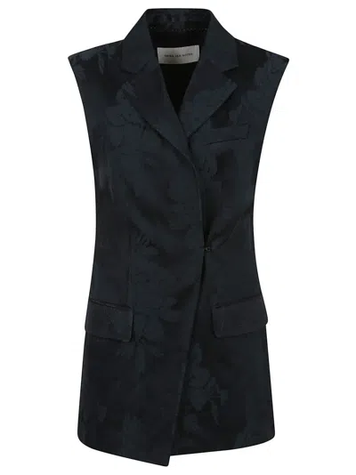 DRIES VAN NOTEN BLAZER BIMBI IN COTTON AND VISCOSE BLEND 