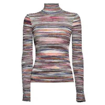 Missoni Rollkragenpullover Aus Rippstrick In Space-dye-optik