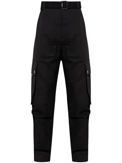 Jacquemus Cargo Gabardine Trousers In Eight