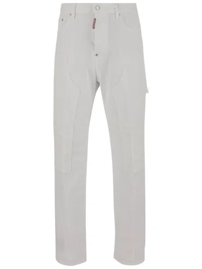 Shop Dsquared2 Stretch Cotton Cargo Pants