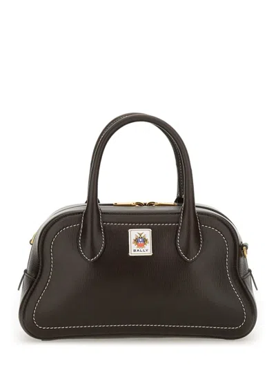 Bally Stitching Contrast Detachable Strap Top Handles Bag