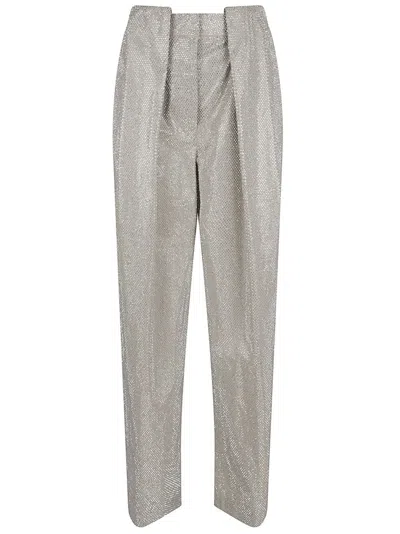 Stella Mccartney Crystal-embellished Mid-rise Balloon Trousers