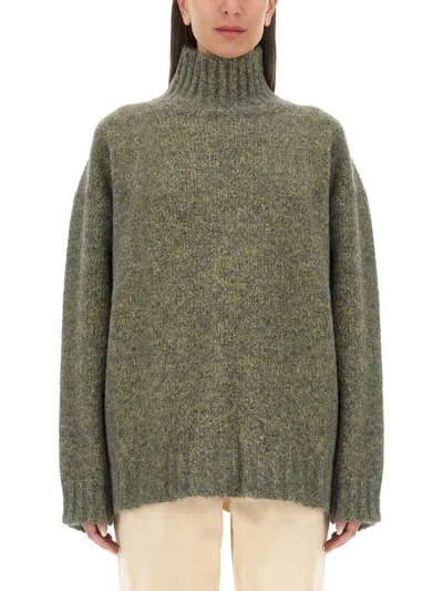 Jil Sander Alpaca Blend Knit Turtleneck Sweater