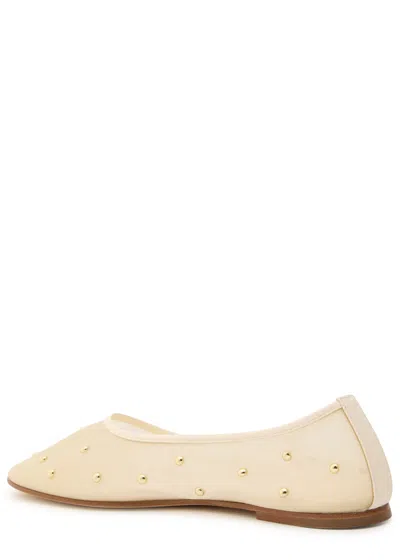 Dear Frances Mesh Stud-detail Balla Ballet Flats In Multi