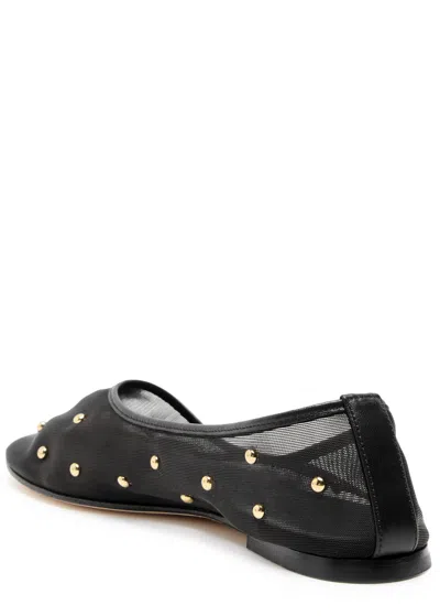 Dear Frances Mesh Stud-detail Balla Ballet Flats