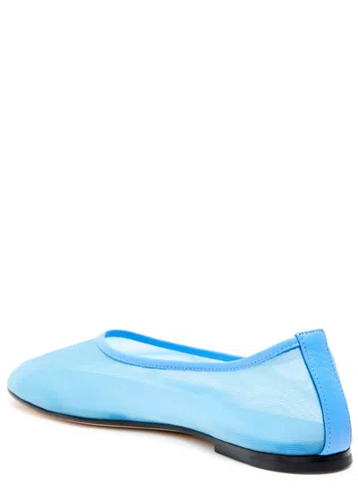 Dear Frances Balla Mesh Ballet Flats In Blue