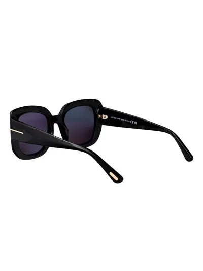 Tom Ford Ft1220 Square Acetate Sunglasses In Black