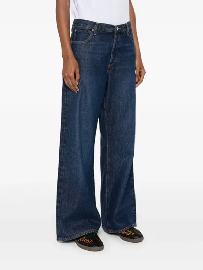Frame Denim Wide-leg Jeans In Blue